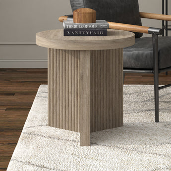 Holm 22" Wide Round Side Table