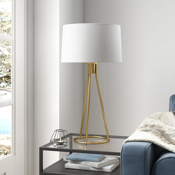 Nova 28" Tall Table Lamp with Fabric Shade