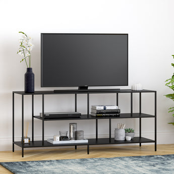 Winthrop TV Stand with Metal Shelves for TV's up to 60"