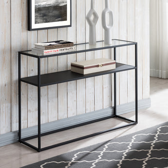 Nellie 42'' Wide Console Table with Metal Shelf