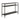 Ricardo 42'' Wide Console Table with Metal Shelves