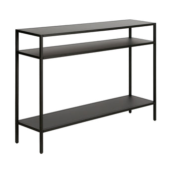 Ricardo 42'' Wide Console Table with Metal Shelves