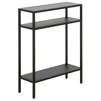 Ricardo 22'' Wide Console Table with Metal Shelves