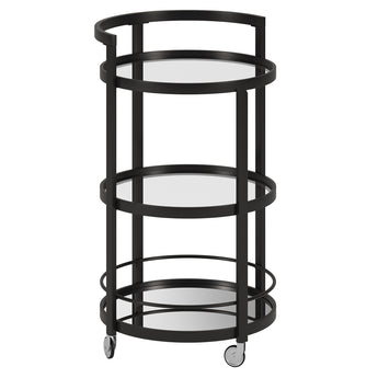 Hause 21'' Wide Round Bar Cart