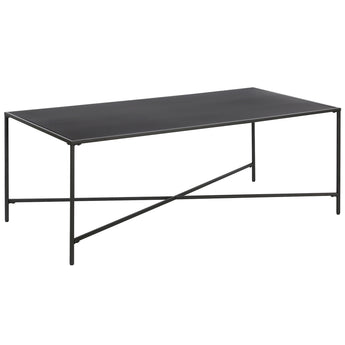 Henley 48'' Wide Coffee Table with Metal Top