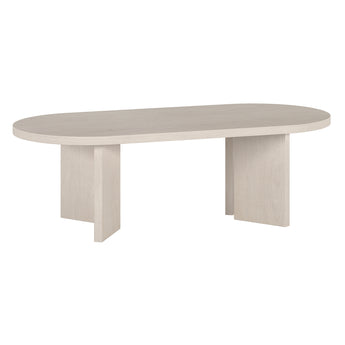 Alma 48" Wide Oval Coffee Table