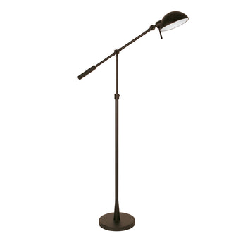 Dexter Height Adjustable/Tilting Floor Lamp with Metal Shade