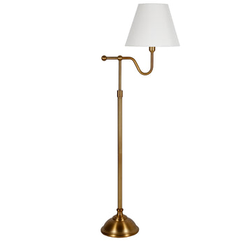 Wellesley 63" Tall Floor Lamp with Fabric Shade