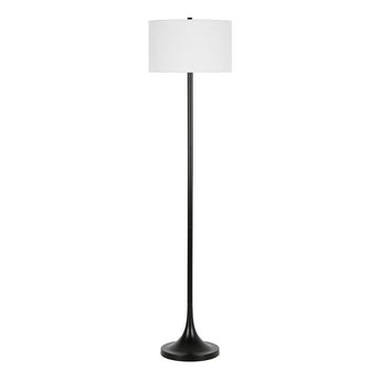 Josephine 62" Tall Floor Lamp with Fabric Shade