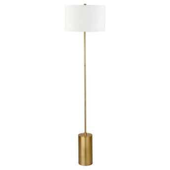 Somerset 64" Tall Floor Lamp with Drum Fabric Shade