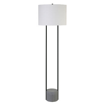 Uma 65.5" Tall Floor Lamp with Fabric Shade