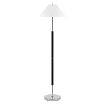 Simona 2-Light Floor Lamp with Fabric Shade