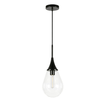 Ambrose 7.63" Wide Pendant with Glass Shade