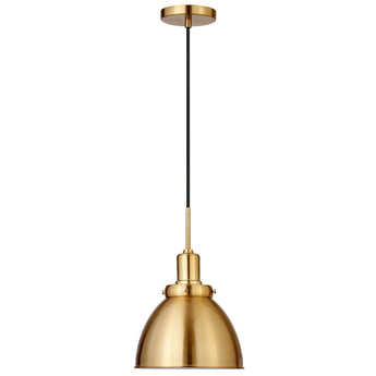 Madison 12" Wide Pendant with Metal Shade