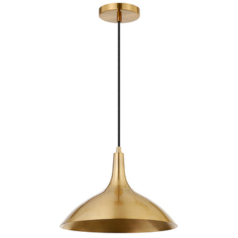 Barton 14" Wide Pendant with Metal Shade