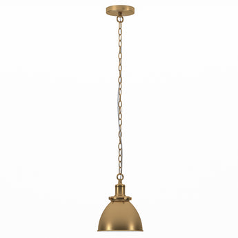 Elodie 8" Wide Pendant with Metal Shade