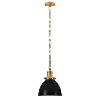 Elodie 12" Wide Pendant with Metal Shade