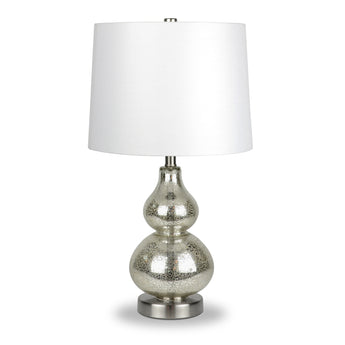 Katrina 21.25" Tall Petite Table Lamp with Fabric Shade