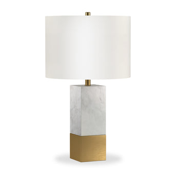 Lena 21.5" Tall Table Lamp with Fabric Shade