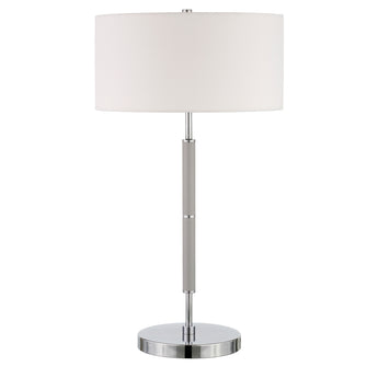 Simone 25" Tall 2-Light Table Lamp with Fabric Shade