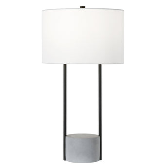 Uma 27.75" Tall Table Lamp with Fabric Shade