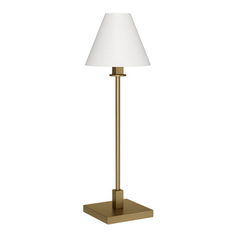 Clement 28" Tall Table Lamp with Fabric Shade