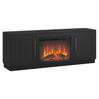 Tillman TV Stand with 26" Log Fireplace for TV's up to 75"