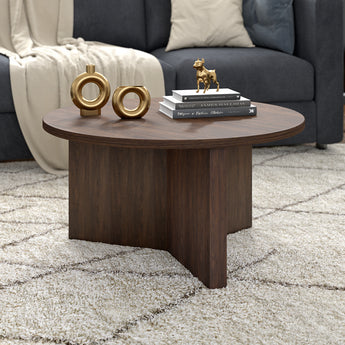 Anders 32" Wide Round Coffee Table