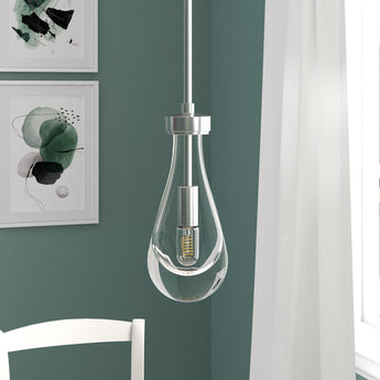 Twyla 5" Wide Pendant with Glass Shade