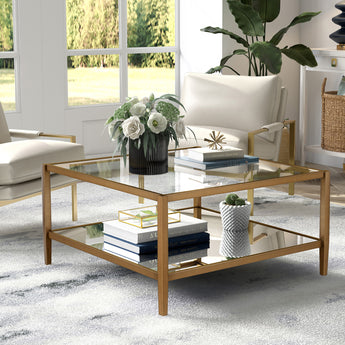 Hera 32'' Wide Square Coffee Table