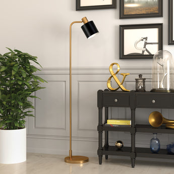 Thew 65" Tall Floor Lamp with Metal Shade