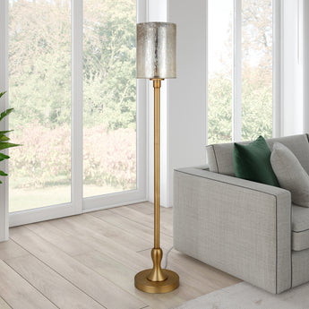 Numit 68.75" Tall Floor Lamp with Glass Shade