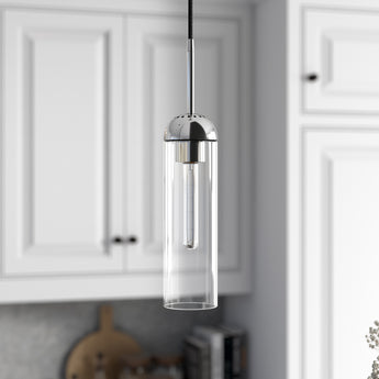 Kagan 3.5" Wide Pendant with Glass Shade