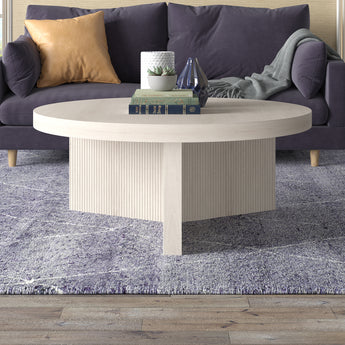 Holm 36" Wide Round Coffee Table